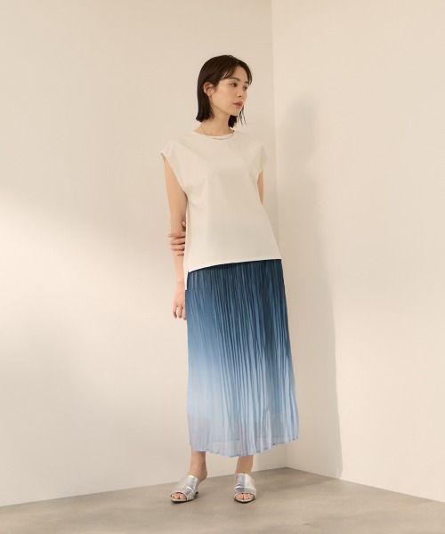 ketty(ケティ)の「シフォングラデーションプリーツスカート(スカート・レディース・ブルー/グリーン・M)」の20枚目の写真