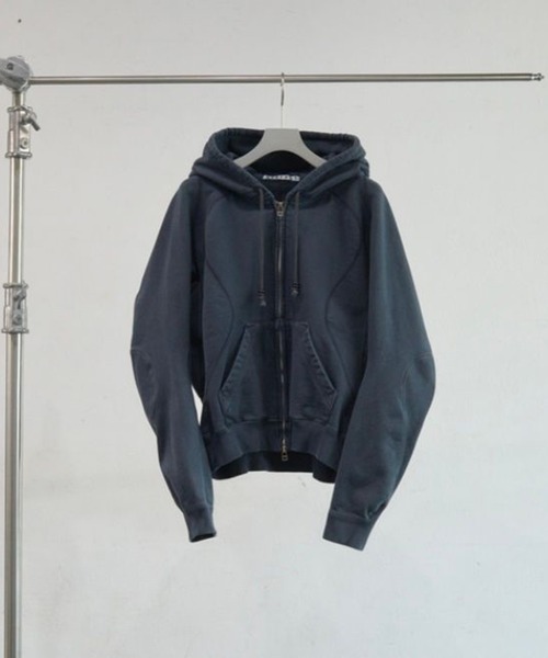 Paneled Zip Up Hoodie（パーカー）｜NVRFRGT（ネヴァーフォーゲット