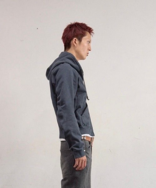 NVRFRGT(ネヴァーフォーゲット)の「Paneled Zip Up Hoodie(パーカー・メンズ・ライトベージュ/ブラック・1/3/2)」の9枚目の写真