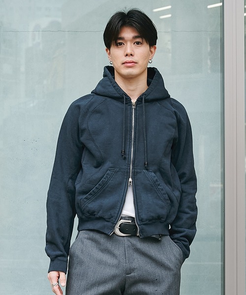 Paneled Zip Up Hoodie(パーカー)|NVRFRGT(ネヴァーフォーゲット Paneled Zip Up Hoodie(パーカー)|NVRFRGT(ネヴァーフォーゲット