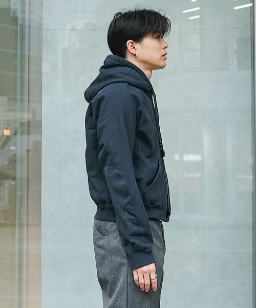 Paneled Zip Up Hoodie(パーカー)|NVRFRGT(ネヴァーフォーゲット Paneled Zip Up Hoodie(パーカー)|NVRFRGT(ネヴァーフォーゲット