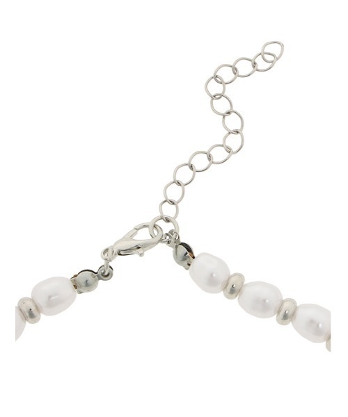 Edit Sheen（エディットシーン）の「メタルハートパールネックレス（ネックレス・レディース・ホワイト・FREE）」の3枚目の写真