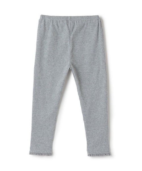 Lycee mine(リセマイン)の「裾レースフリル9分丈レギンス【子供服】【キッズ】【女の子】(レギンス/スパッツ・キッズ・トップグレー/ブラック/パープル系その他・140cm/130cm/110cm/150cm/90cm/100cm/120cm)」の7枚目の写真