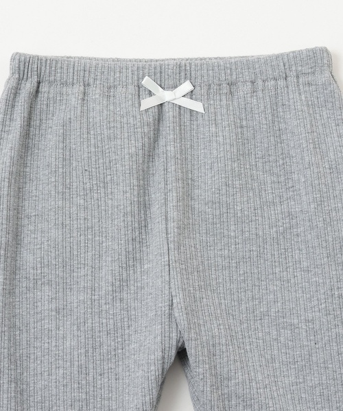 Lycee mine(リセマイン)の「裾レースフリル9分丈レギンス【子供服】【キッズ】【女の子】(レギンス/スパッツ・キッズ・トップグレー/ブラック/パープル系その他・140cm/130cm/110cm/150cm/90cm/100cm/120cm)」の8枚目の写真