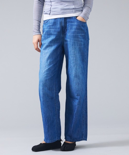 Healthy denim（ヘルシーデニム）の「【Healthy denim / ヘルシーデニム】Healthy:Breezy P.Pepper/デニムパンツ/ルーズ【WEB限定】（その他パンツ・レディース・インディゴブルー/ライトブルー・26/25/24）」の2枚目の写真