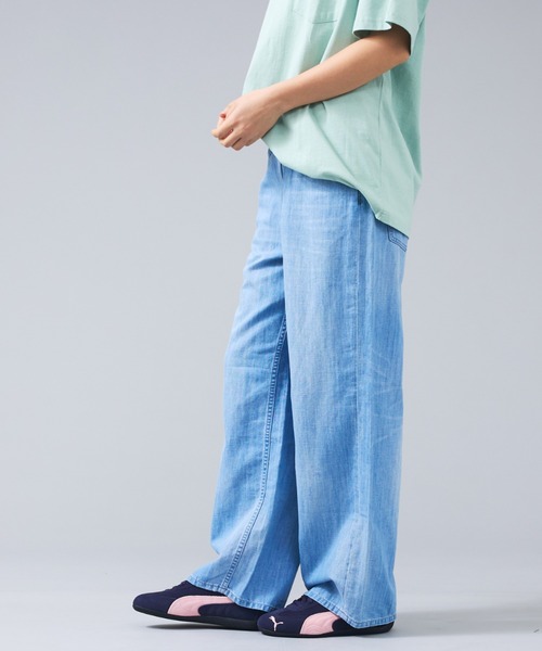 Healthy denim（ヘルシーデニム）の「【Healthy denim / ヘルシーデニム】Healthy:Breezy P.Pepper/デニムパンツ/ルーズ【WEB限定】（その他パンツ・レディース・インディゴブルー/ライトブルー・26/25/24）」の6枚目の写真