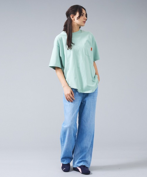 Healthy denim（ヘルシーデニム）の「【Healthy denim / ヘルシーデニム】Healthy:Breezy P.Pepper/デニムパンツ/ルーズ【WEB限定】（その他パンツ・レディース・インディゴブルー/ライトブルー・26/25/24）」の7枚目の写真