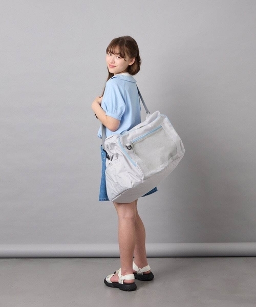 a.v.v(アーヴェヴェ)の「【大容量 50L /ボストン・ショルダー・リュックの3WAY】旅行用ボストンバック(ボストンバッグ・キッズ・グレー/ブラック・120)」の15枚目の写真