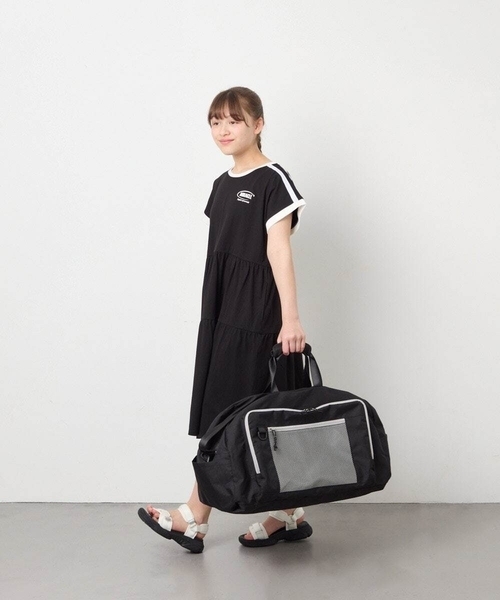 a.v.v(アーヴェヴェ)の「【大容量 50L /ボストン・ショルダー・リュックの3WAY】旅行用ボストンバック(ボストンバッグ・キッズ・グレー/ブラック・120)」の21枚目の写真