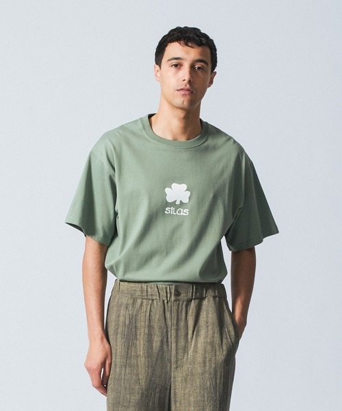 SILAS(サイラス)の「SHAMROCK S/S TEE(Tシャツ/カットソー・メンズ・アッシュ/ホワイト/グリーン/イエロー・M/L/XL)」の3枚目の写真