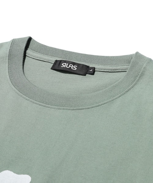 SILAS(サイラス)の「SHAMROCK S/S TEE(Tシャツ/カットソー・メンズ・アッシュ/ホワイト/グリーン/イエロー・M/L/XL)」の7枚目の写真
