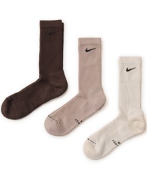NIKE（ナイキ）の「NIKE U NK EVERYDAY ELEVATED CREW SOCKS 3P / ナイキ エブリデイ エレベーテッド クルー ソックス 3足【SP】（ソックス/靴下）」