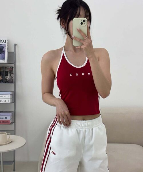 HDEX（エイチデックス）の「イージートラックジャージショーツ W (ホワイト)（その他パンツ・レディース・ホワイト・SMALL/MEDIUM/LARGE）」の3枚目の写真