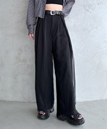PAGEBOY | チュールレイヤードパンツ(その他パンツ)
