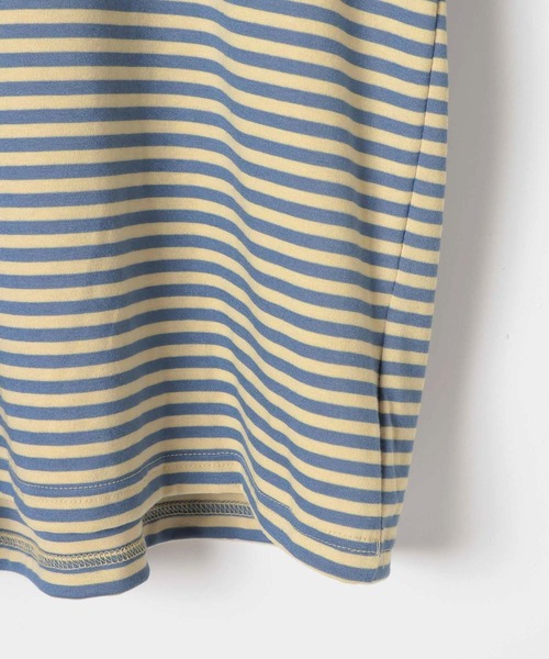 LAND MUSEUM（ランドミュージアム）の「LAND MUSEUM／ヘンリーネックフード（パーカー・メンズ・ベージュ/ブラック・FREE）」の6枚目の写真