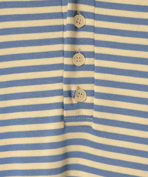 LAND MUSEUM（ランドミュージアム）の「LAND MUSEUM／ヘンリーネックフード（パーカー・メンズ・ベージュ/ブラック・FREE）」の8枚目の写真