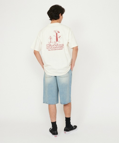 Dickies(ディッキーズ)の「Dickies/ディッキーズ フェアローンTシャツ 半袖/バックロゴTシャツ/プリントTシャツ/ブランドロゴT(Tシャツ/カットソー・メンズ・ホワイト/ブラック・LARGE/X-LARGE/SMALL/MEDIUM)」の13枚目の写真