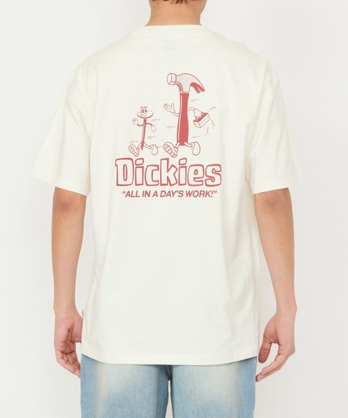 Dickies(ディッキーズ)の「Dickies/ディッキーズ フェアローンTシャツ 半袖/バックロゴTシャツ/プリントTシャツ/ブランドロゴT(Tシャツ/カットソー・メンズ・ホワイト/ブラック・LARGE/X-LARGE/SMALL/MEDIUM)」の16枚目の写真