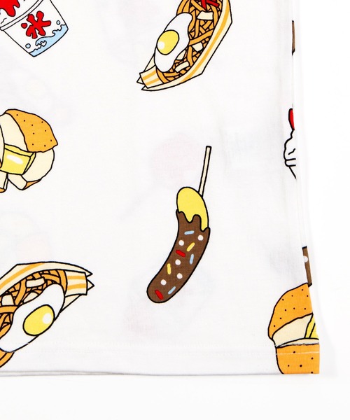 PUNYUS(プニュズ)の「【新サイズ】祭り総柄Tシャツ(Tシャツ/カットソー・レディース・ホワイト・3/4/5/1/2)」の9枚目の写真