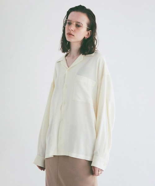 OPEN COLLAR OVER SHIRTS（シャツ/ブラウス）｜CLANE（クラネ）の