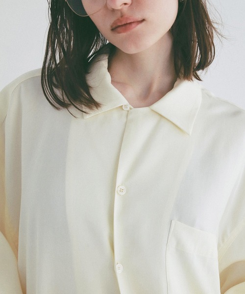 OPEN COLLAR OVER SHIRTS（シャツ/ブラウス）｜CLANE（クラネ）の