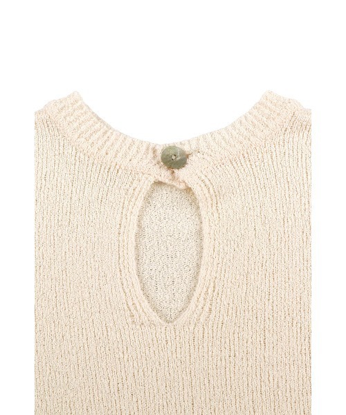 ALEXIA STAM(アリシアスタン)の「Shell Button Knit Top /シェルボタンニット(ニット/セーター・レディース・ブラック/アイボリー/ブラウン・FREE)」の8枚目の写真