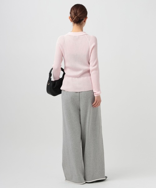 BAYFLOW（ベイフロー）の「[トレンドシルエット]カットオフスウェットタックパンツ（スウェットパンツ・レディース・オフホワイト・SMALL）」の6枚目の写真