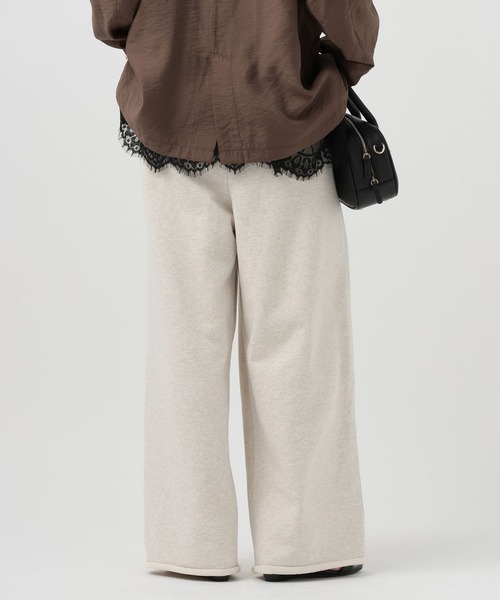 BAYFLOW（ベイフロー）の「[トレンドシルエット]カットオフスウェットタックパンツ（スウェットパンツ・レディース・オフホワイト・SMALL）」の15枚目の写真