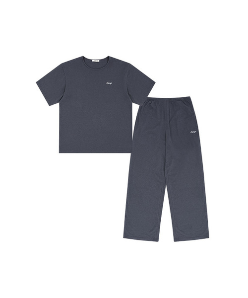 LAZYZ（レイジジ）の「エブリデイイージーティーシャツパンツセット（3色）（Tシャツ/カットソー・レディース・ネイビー/ブラック/ホワイト・FREE）」の3枚目の写真