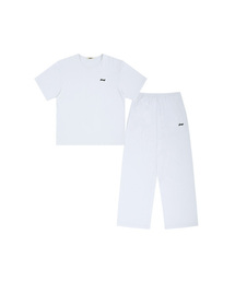 LAZYZ（レイジジ）の「エブリデイイージーティーシャツパンツセット（3色）（Tシャツ/カットソー）」