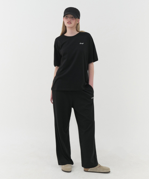 LAZYZ（レイジジ）の「エブリデイイージーティーシャツパンツセット（3色）（Tシャツ/カットソー・レディース・ネイビー/ブラック/ホワイト・FREE）」の7枚目の写真