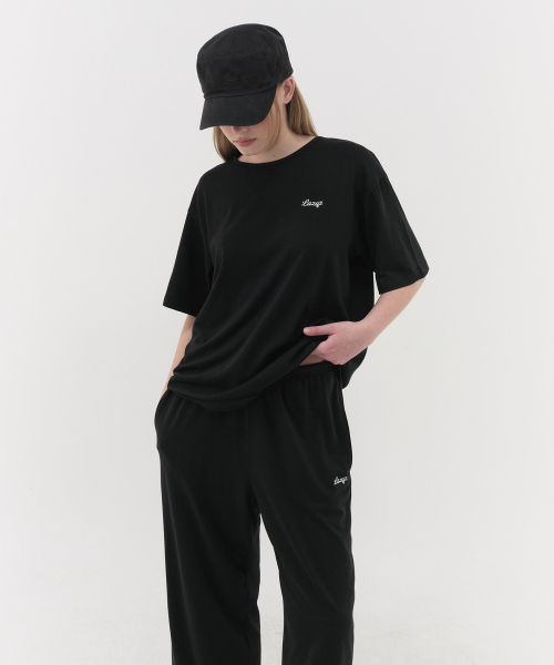 LAZYZ（レイジジ）の「エブリデイイージーティーシャツパンツセット（3色）（Tシャツ/カットソー・レディース・ネイビー/ブラック/ホワイト・FREE）」の8枚目の写真