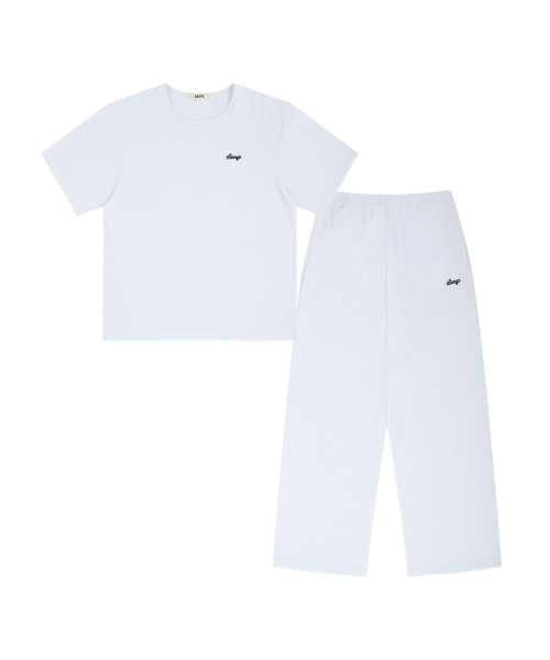 LAZYZ（レイジジ）の「エブリデイイージーティーシャツパンツセット（3色）（Tシャツ/カットソー・レディース・ネイビー/ブラック/ホワイト・FREE）」の9枚目の写真