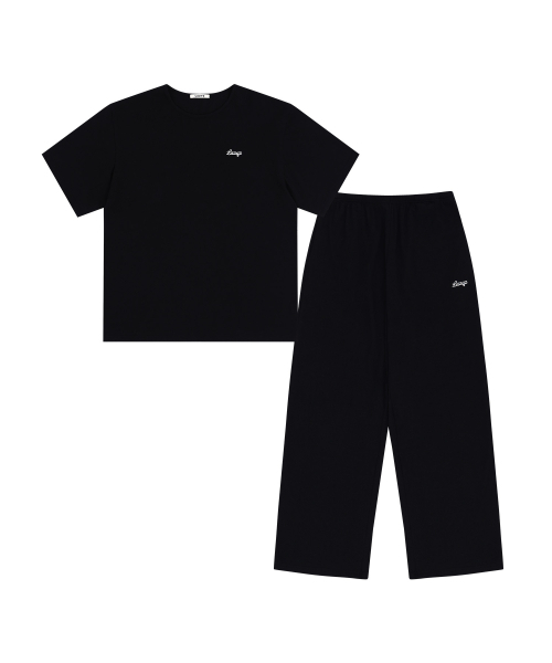 LAZYZ（レイジジ）の「エブリデイイージーティーシャツパンツセット（3色）（Tシャツ/カットソー・レディース・ネイビー/ブラック/ホワイト・FREE）」の11枚目の写真