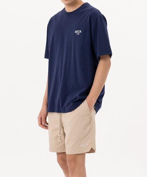 AECA(エイカ)の「AECA BANDING COTTON SHORTS-BEIGE(その他パンツ・メンズ・その他・S/M)」の1枚目の写真