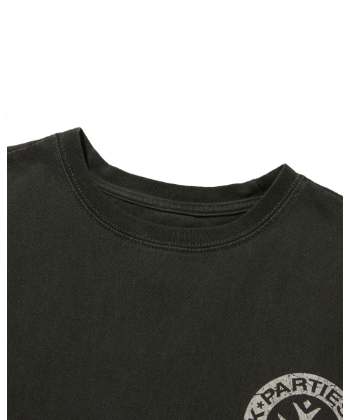 PUNCH DRUNK PARTIES(パンチドランクパーティーズ)の「Hurt Logo Garment Dyed Long Sleeve (CHARCOAL)(Tシャツ/カットソー・メンズ・その他・3/2/1)」の3枚目の写真