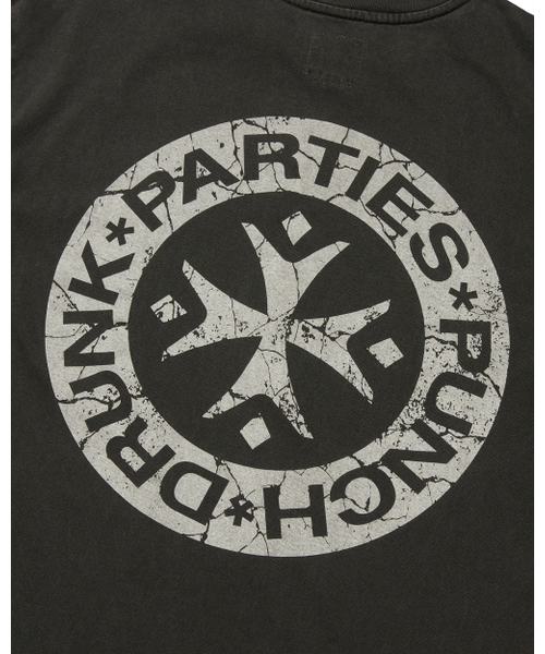 PUNCH DRUNK PARTIES(パンチドランクパーティーズ)の「Hurt Logo Garment Dyed Long Sleeve (CHARCOAL)(Tシャツ/カットソー・メンズ・その他・3/2/1)」の6枚目の写真