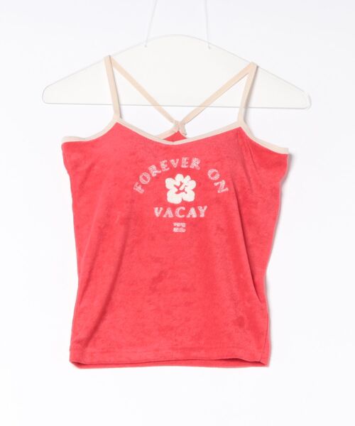 BILLABONG(ビラボン)の「BILLABONG/ビラボン キャミソール PILE BABY FIT RINGER CAMI BG01C364(タンクトップ・レディース・バイオレット/オフホワイト/スミクロ/レッド・M)」の7枚目の写真