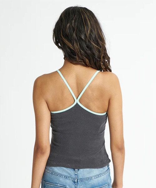 BILLABONG(ビラボン)の「BILLABONG/ビラボン キャミソール PILE BABY FIT RINGER CAMI BG01C364(タンクトップ・レディース・バイオレット/オフホワイト/スミクロ/レッド・M)」の15枚目の写真