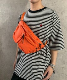 【ペットボトル収納可能】カラーナイロンショルダーバッグ