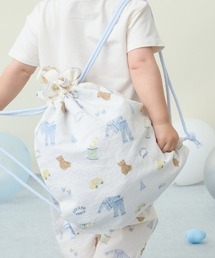 gelato pique | 【KIDS】パジャマパーティー柄巾着バッグ(トートバッグ)