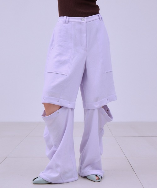 VINTAGE GEORGETTE CONVERTIBLE PANTS / ヴィンテージ ジョーゼット