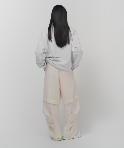 THINGS THAT MATTER(シングス ザット マター)の「VINTAGE GEORGETTE CONVERTIBLE PANTS / ヴィンテージ ジョーゼット コンバーチブル パンツ(その他パンツ・レディース・ブラック/アイボリー/ラベンダー・FREE)」の19枚目の写真