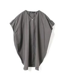 mizuiro ind Vネックワイドチュニックシャツ