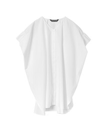 mizuiro ind Vネックワイドチュニックシャツ
