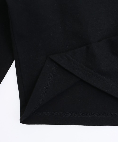 ANAP(アナップ)の「Uネック ベーシック クロップド トップス(Tシャツ/カットソー・レディース・ブラック/ホワイト×ブラック/ホワイト・F)」の8枚目の写真