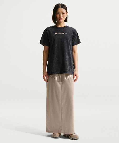 NIKE（ナイキ）の「ナイキ NIKE ナイキ   NSW CLSC BF バーシティ19 S/S Tシャツ（Tシャツ/カットソー・レディース・スモークピンク/ブラック/ネイビー・S/M/L/XL）」の14枚目の写真