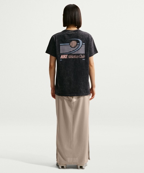 NIKE（ナイキ）の「ナイキ NIKE ナイキ   NSW CLSC BF バーシティ19 S/S Tシャツ（Tシャツ/カットソー・レディース・スモークピンク/ブラック/ネイビー・S/M/L/XL）」の15枚目の写真