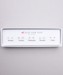 SZT:5daysピアス Monday to Friday 5個セットピアス BOX付
