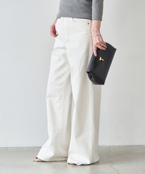 追加 Loose Jeans (white)（デニムパンツ）｜Deuxieme Classe